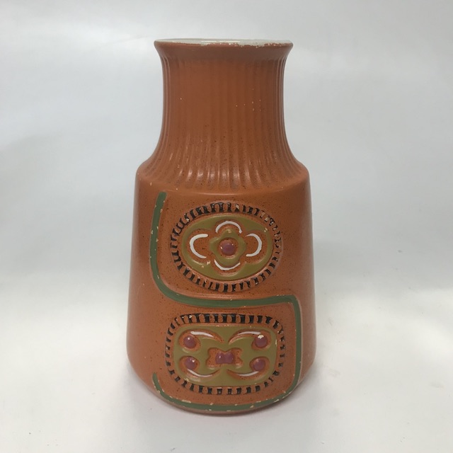 VASE, German Pottery - Orange